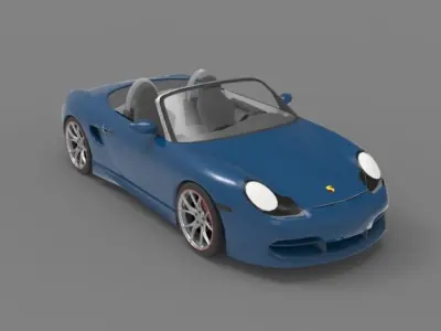 2003 Porsche Boxster 3D model