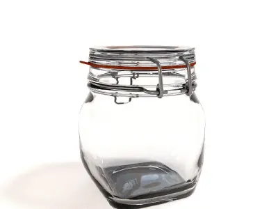 Glass Jar - small 3D model