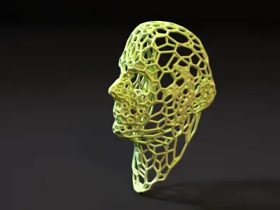 Zombie mask 3D print model