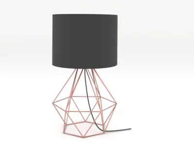 geometric frame lamp 3D model