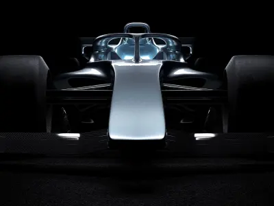 F1 Formula 1 One Racing Sports Car Vehicle 3D model