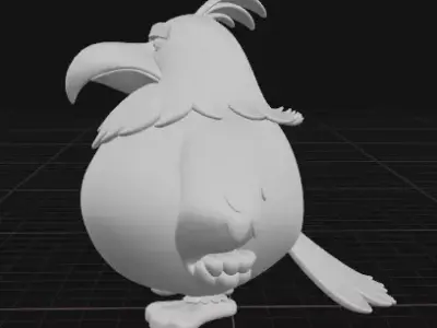 Mighty Eagle Angry Birds 3D print model