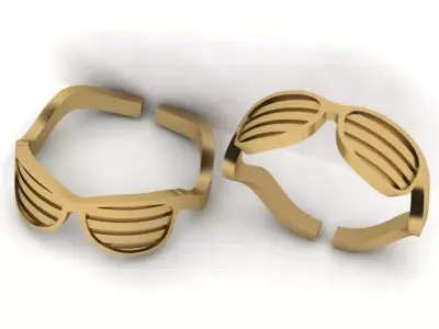 3d-mode eyeglass ring 3D print model