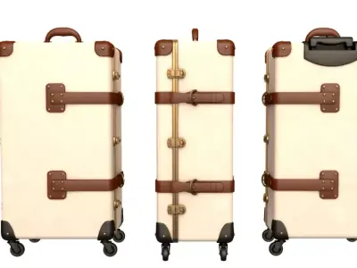 Steamline Luggage Set 3D model