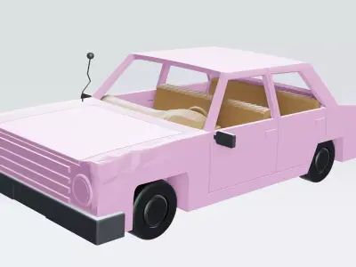 HOMER SIMPSON CAR  3D model