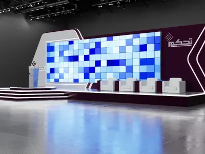 stage design 3D model 3D model