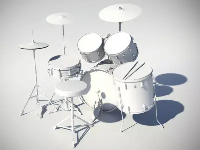 Drums Pearl Exporter Free 3D model