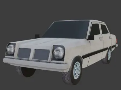 Chevrolet Chevette Low-poly 3D model