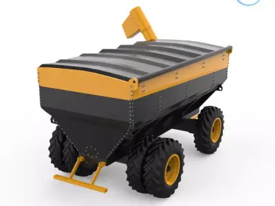 Agricultural trailer charger 33000 3D print model