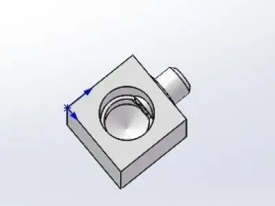 Cylinder position  mechanism 3D model