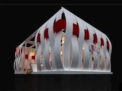 Exhibition - Area - 15X9-3DMAX2009-03 3D model