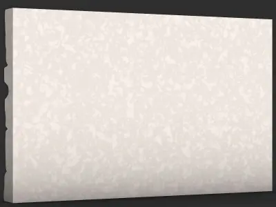 Stylized Stone Wall Module 3D print model
