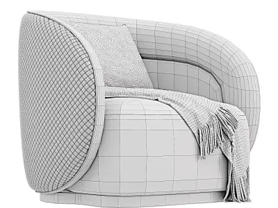 Velar Armchair 3D model