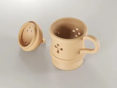 Orthodox ceramic censer  Free 3D model