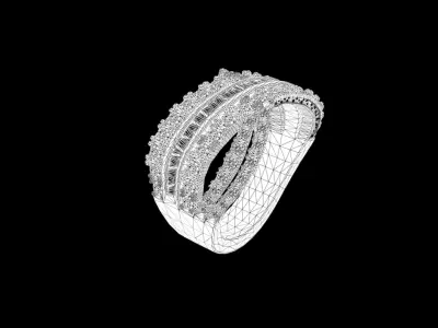 Cross Ring Free 3D model