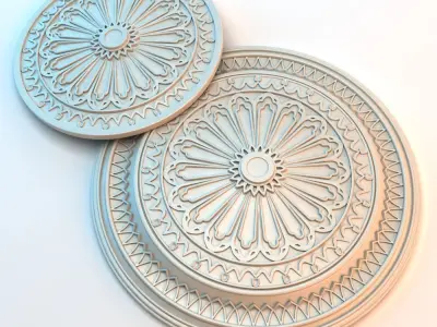 Rosette classic 3D model