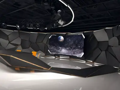 Virtual Studio 26 PBR Low-poly 3D model