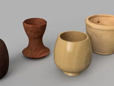 Vase group 1 3D model