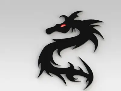 Dragon emblem Free 3D model