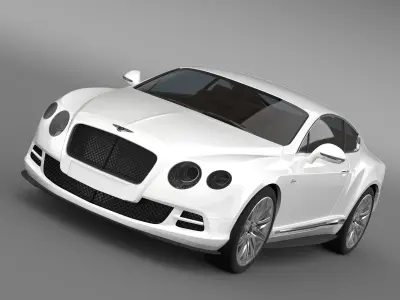 Bentley Continental GT Speed 2014 3D model