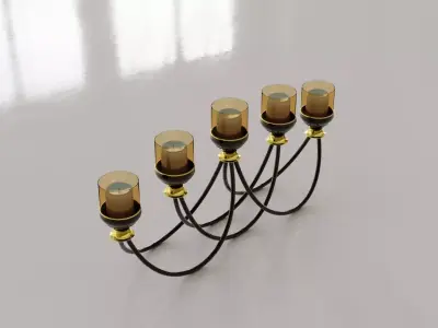 Modern Candlestick 3D model