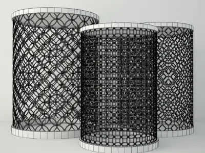 Decorative Table Set 3D model