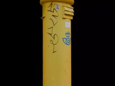 Spanish Post Mailbox 3D Scan Free 3D model