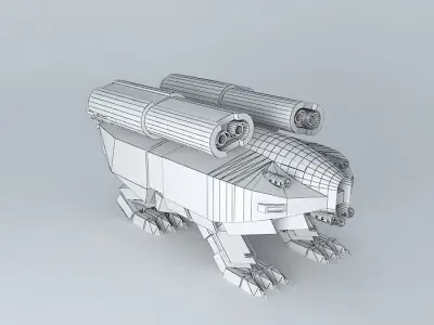 Heavy Assault robot  Free 3D model