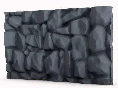 Architectural Stone Barrier Module 3D print model