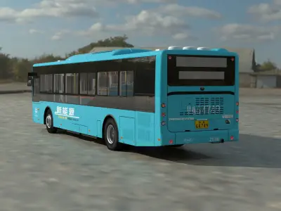 YUTONG ZK6125CHEVNPG4 bus 3D model