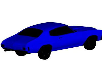 Chevrolet Chevelle  SS coupe  3D model