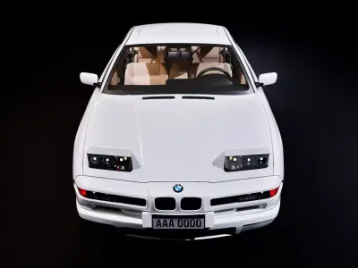 B M W 850 C S i Low-poly 3D model