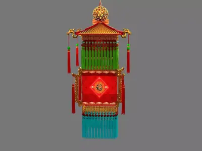 Chinese  palace lantern   3D model buy