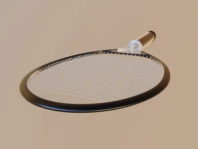 Tennis Racquet 3D model