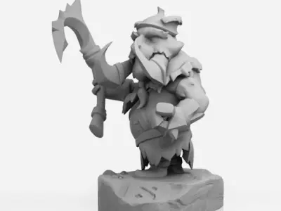 Tusk Chibi - DOTA 2 - 3D Print Collection 3D print model
