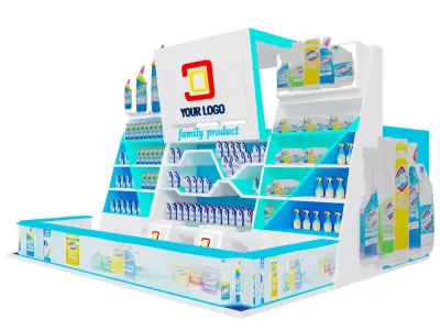 Booth Exhibition Stand a22 3D model