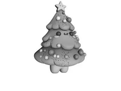 Christmas Tree 3D Printable Model 3D print model shop