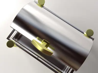 Oblong Chaffing Dish 3D model