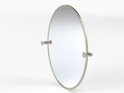 Hawthorn Hill Oval Mirror HH-Mirroroval-A 3D model