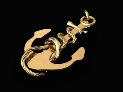 anchor bracelet Free 3D print model
