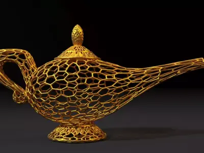 Aladdin Lamp 3D print model