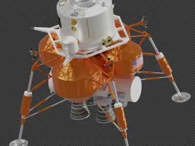 Eagle Engineering Lunar Lander 3D model