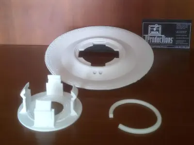 GOLF MK3 15 inch BBS Rim Wheel Center 3D print model