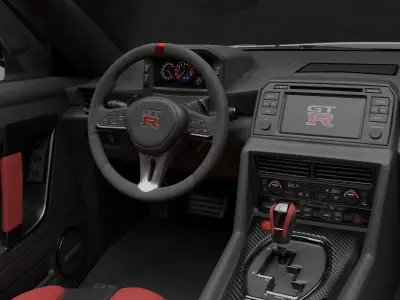 Nissan Gt-R R35 - Wide Body 3D model