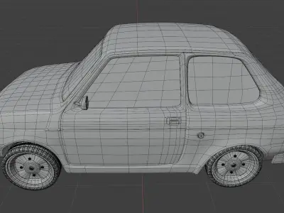 FIAT 126 3D model