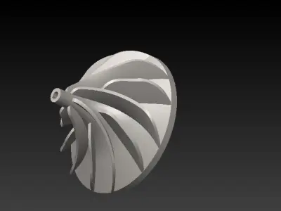 Pelton Turbine 3D print model