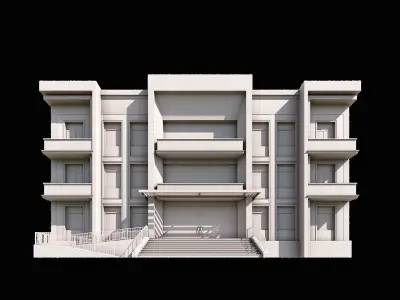 08 Multi-Story Apartment 3D model