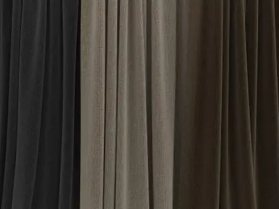 Three Curtains 20 3D model