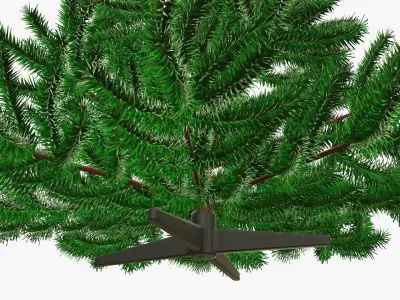 Fir tree artificial 03 3D model