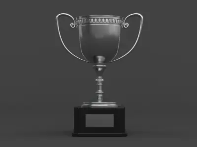 Trophy Cup 3D model 23